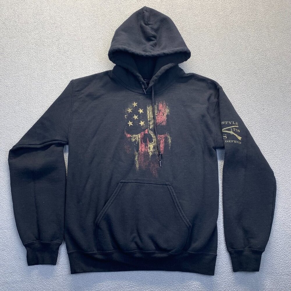 Grunt‎ Style American Reaper 2.0 Pullover Mens Hoodie - Black Size Small